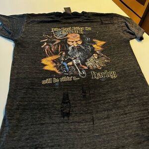 Vintage Harley-Davidson Charcoal Wizard T-Shirt